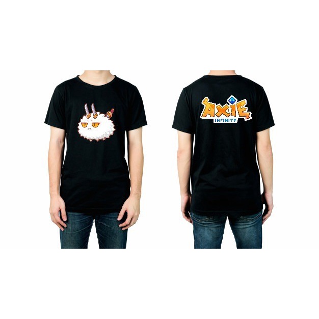KAOS BAHAN 30S DISTRO AXIE INFINITY GAME POLOS CUSTOM INDONESIA BEST QUALITY