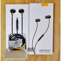 EARPHONE HEADSET REALME 5 PRO / C1 C2 ORIGINAL 100% || REALME BUDS 2