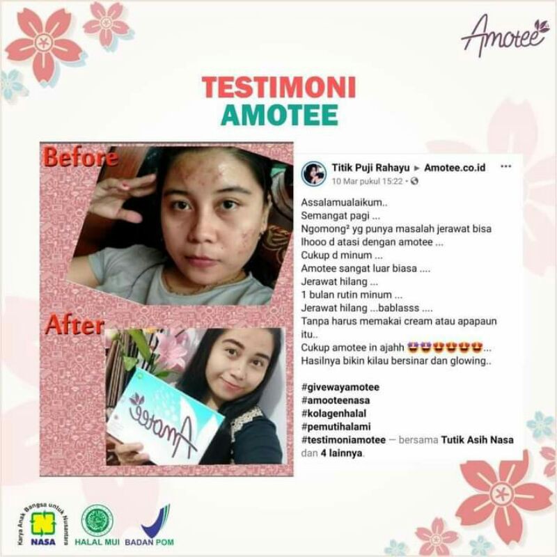 

Minuman sejuta manfaat/Amotee 100% Original Nasa