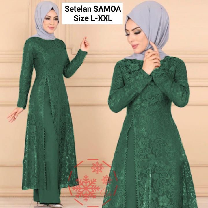 SETELAN MUSLIM MOAM ( SET JUMBO SAMOA )