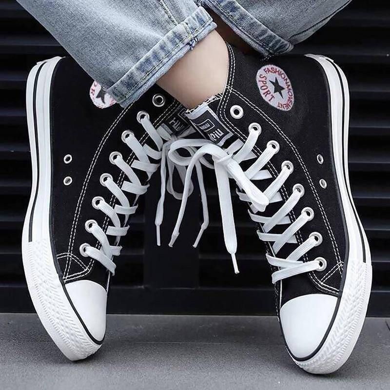 Sepatu Converse 70s High Egret Black / Sepatu Sekolah Kerja Kuliah Black_White Original Grade Made In Vietnam Terlaris (Gratis Ongkir)