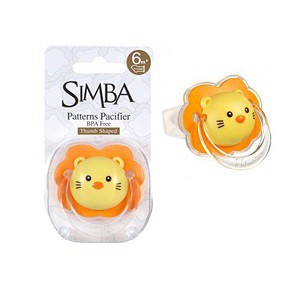 Simba Patterns Pacifier Untuk Usia 0month &amp; 6month