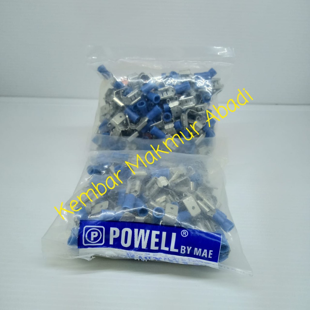 Crimp Connector Skun Gepeng Piggyback Kabel 2,5mm/Skun Piggyback 2.5mm/Skun Gepeng 2.5mm Piggyback