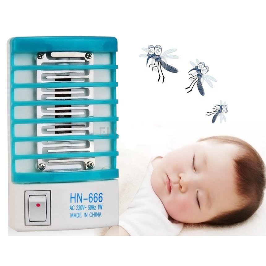 LAMPU TIDUR LED ANTI NYAMUK DAN SERANGGA / Night Lamp Plus Perangkap Nyamuk Tanpa Bahan Kimia