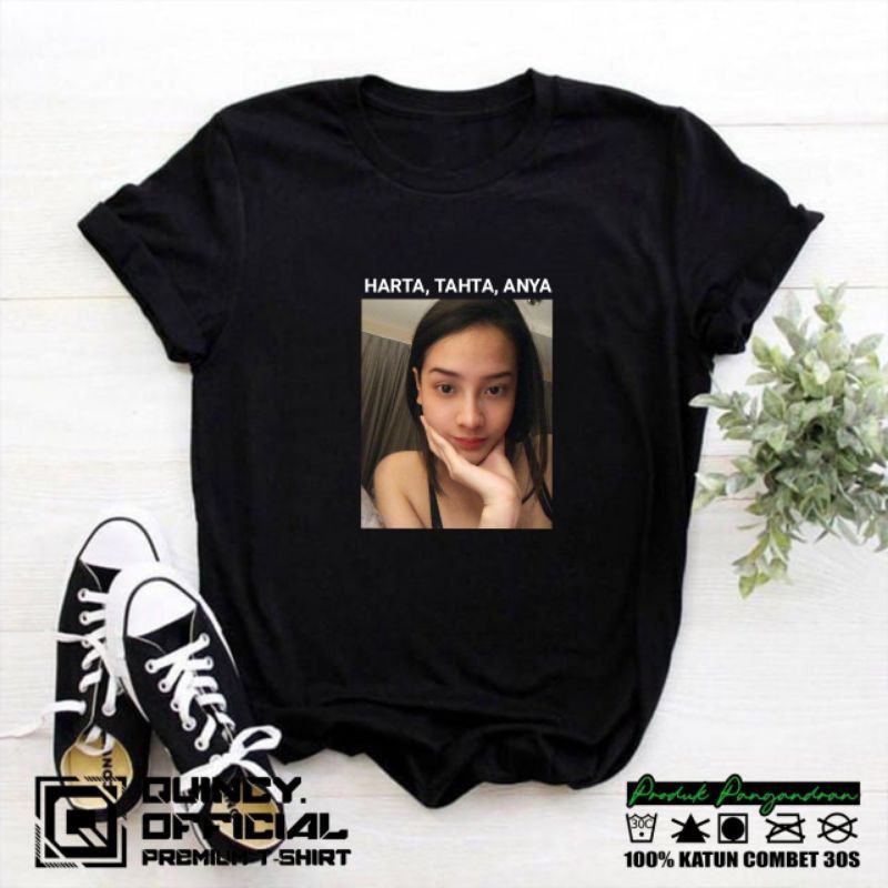 KAOS FOTO/KAOS HARTA TAHTA ANYA/KAOS CUSTOM FOTO SENDIRI/KAOS SABLON SATUAN