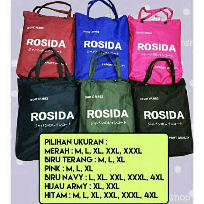 Jas Hujan Rosida Sporty type R882 Original ( ROSIDA R-882 SPORTY )