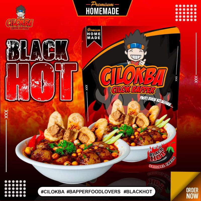 

CILOKBA BLACK HOT(Sambel ireng) cilok baso bakso aci bapper Bandung asli