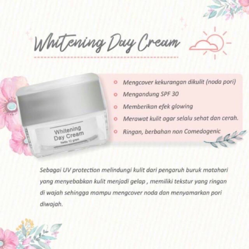 MS GLOW WHITENING DAY CREAM [KRIM PAGI]