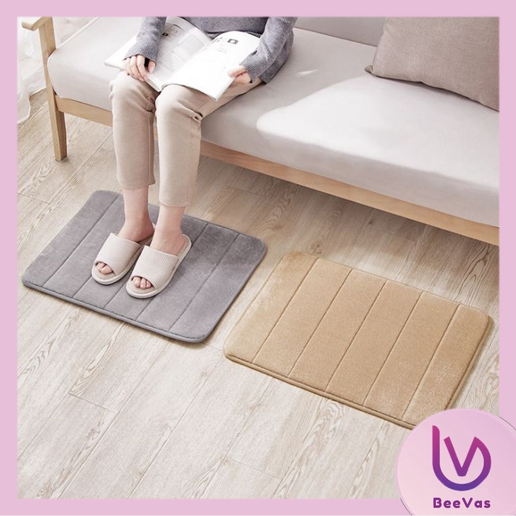 BV.ID KS378 KESET KAKI ANTI SLIP 40×60CM BAHAN MEMORY FOAM SERAP AIR COD