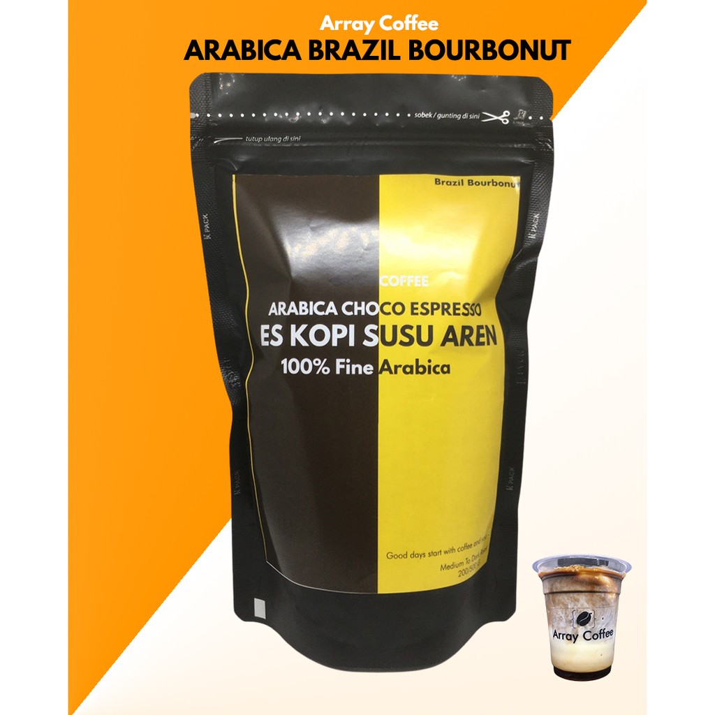 

Kopi Arabika Brazil Bourbonut Choco Espresso (Biji/Bubuk)