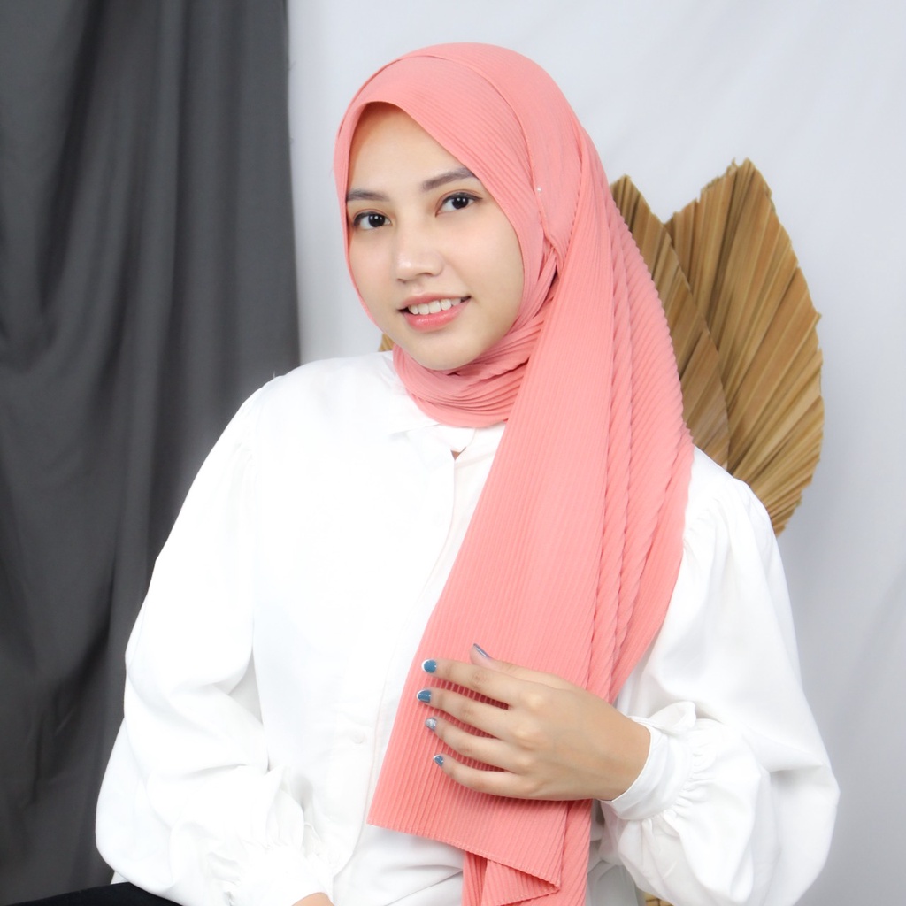 [12.12] RX Fashion Pleated Shawl / Pashmina Full Plisket
