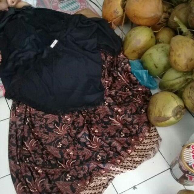 4warna Kamila Batik Syari 01 S 92/136 Gamis Syari Semisutera Silky Babytouch Dn Ch Dna