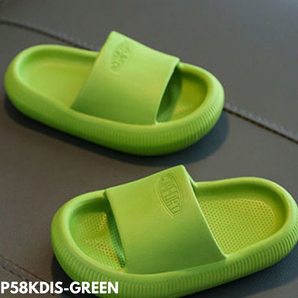 SANDAL ANAK-ANAK SELOP KEKINIAN EMPUK NYAMAN SIMPLE BAHAN RUBBER IMPORT P589KIDS