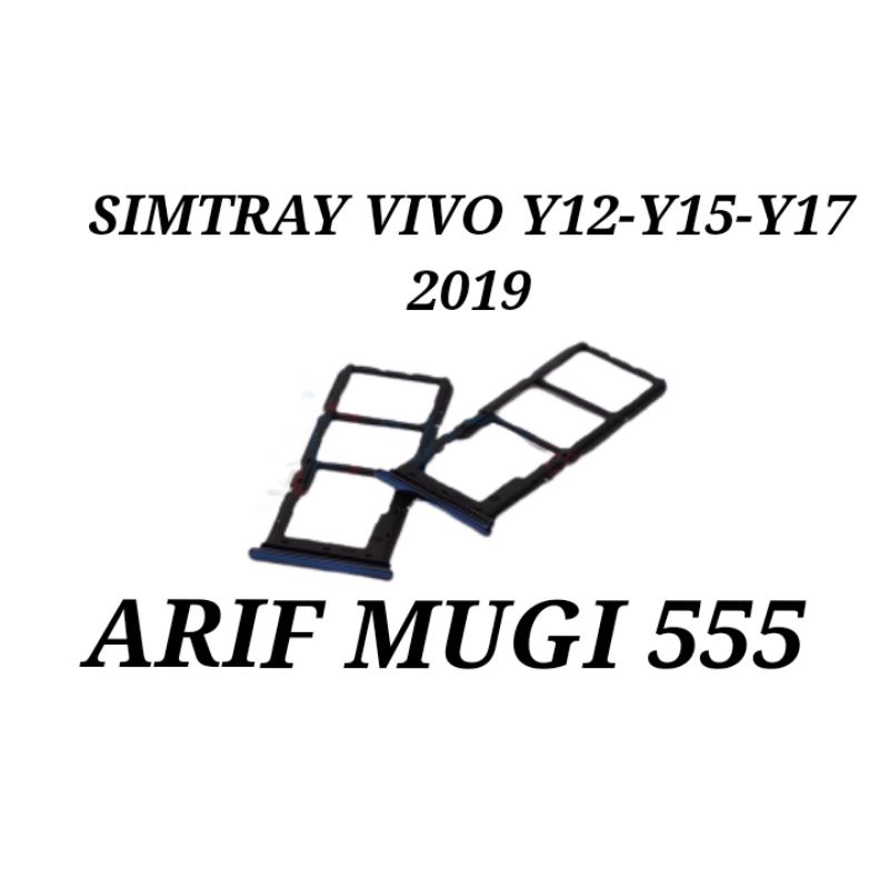 Simtray Slot Sim Card Tempat Kartu Vivo y12 y15 Y17 2019