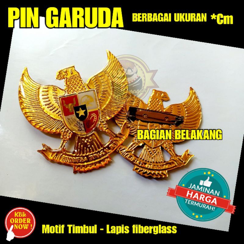 PIN GARUDA BERBAGAI UKURAN  (2,5) (3) (3,5) (4) (4,5) (5) (6)