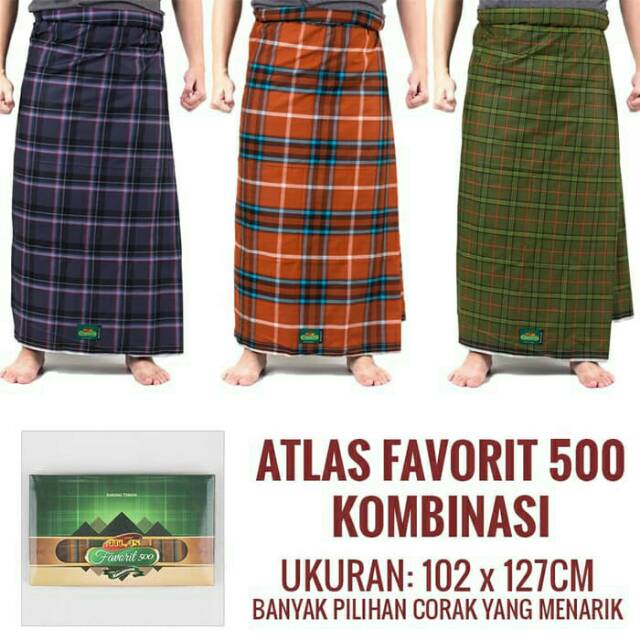 SARUNG ATLAS FAVORIT 500 KOMBINASI