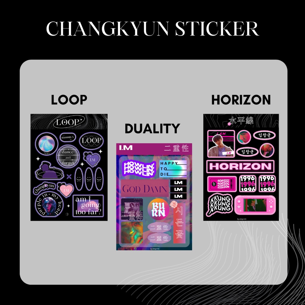 

Monsta X Changkyun Sticker/Fankit