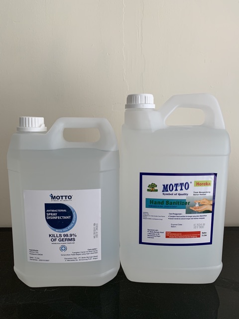 Motto Hand Sanitizer Gel 5 L 5l 5liter Shopee Indonesia