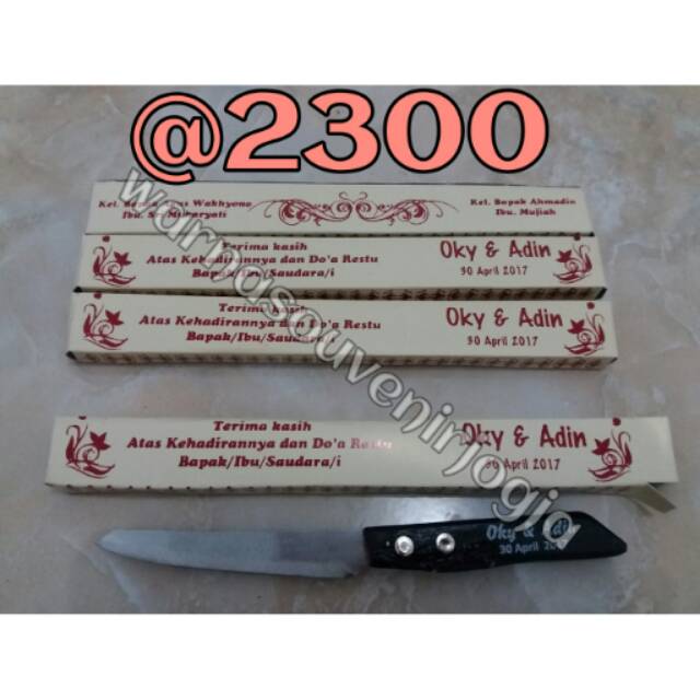 

Souvenir pisau box murah