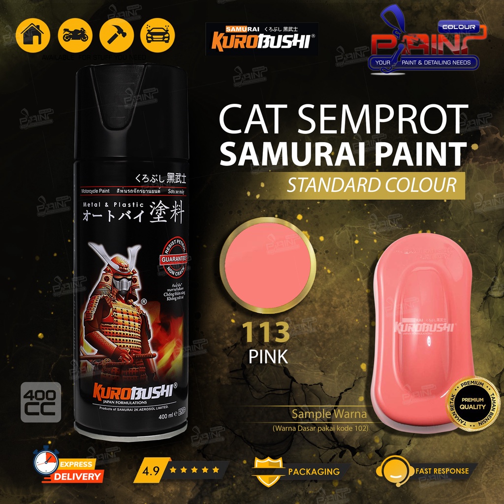 Samurai Paint 113 Pink Cat Semprot/Pylox Helm/Motor/Gundam