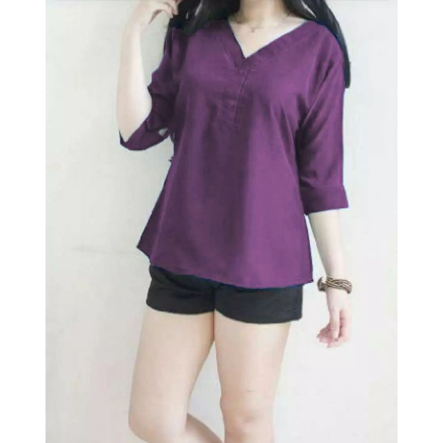 Blouse Wanita Catlyn Bahan Mosscrepe-4