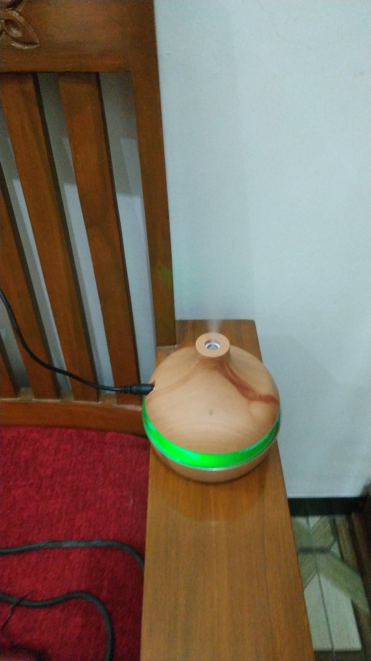 Ultrasonic Humidifier Aroma Essential Oil Diffuser 300ml - Humi Kjr-j003 - Wooden