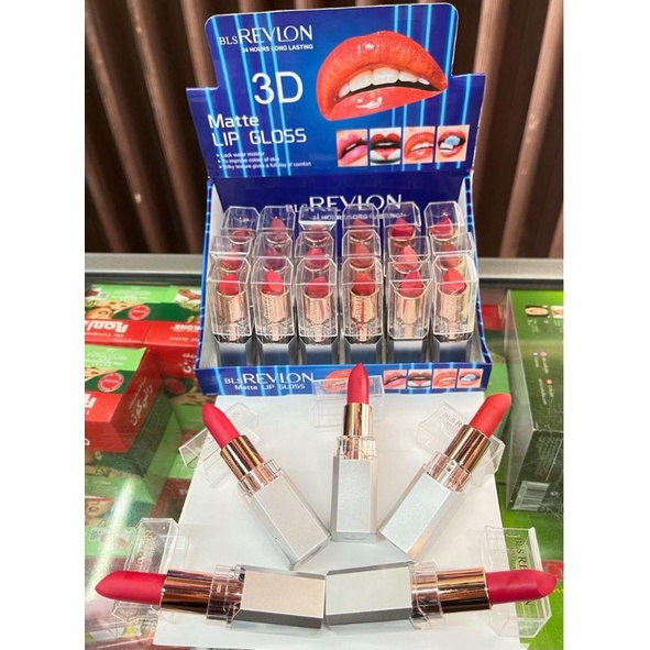 [12 pcs] LIPSTIK REVLON MATTE 3D