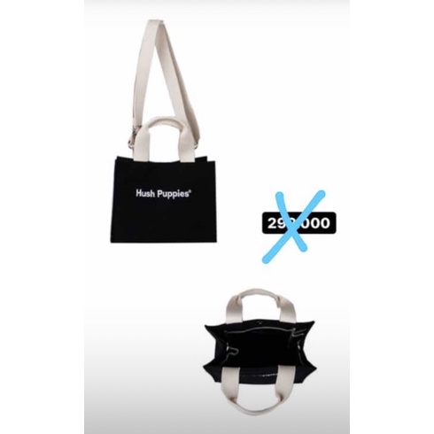 hush puppies canvas tote bag