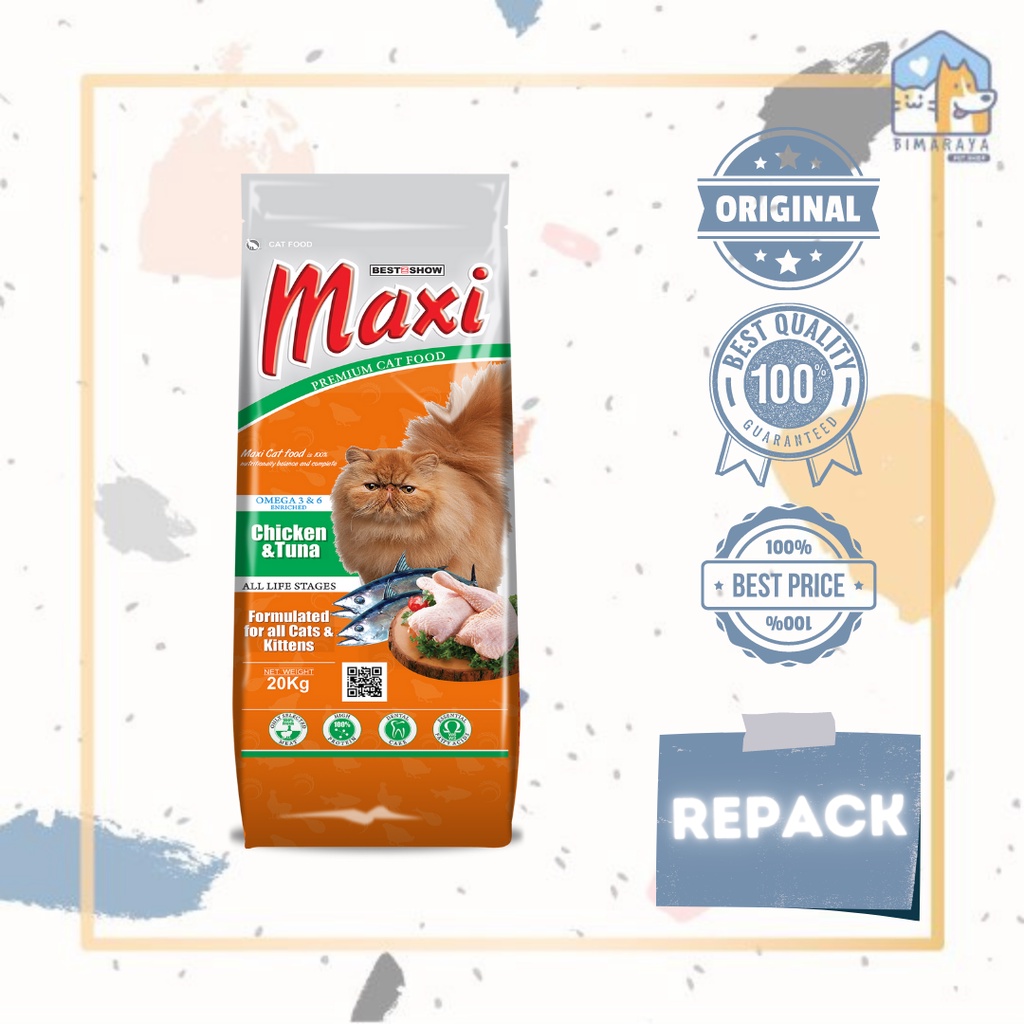 MAXI CAT FOOD / MAKANAN KUCING 1 KG