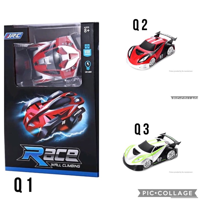 Mobil RC Wall Climber Mobil Cicak Climbing JJRC Q1 Q2 With Remote
