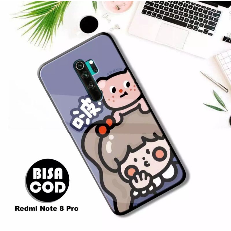SHOWCASE CASE XIAOMI REDMI NOTE 8 PRO DESIGN KARAKTER LUCU SERIES