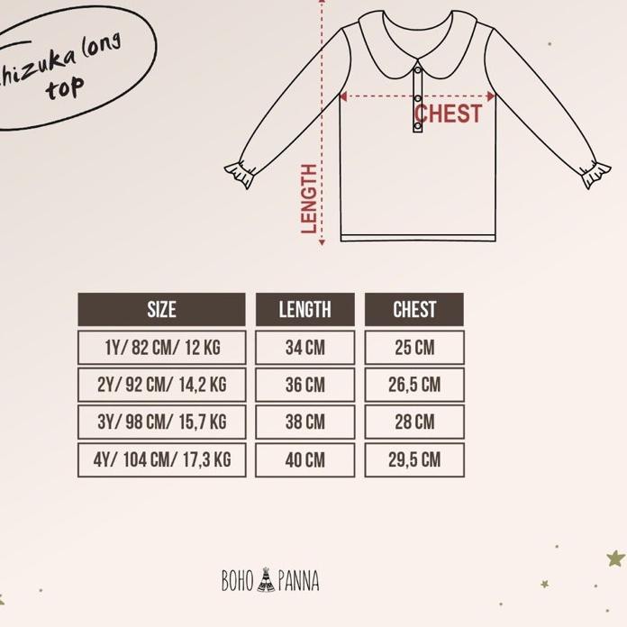 ▼ Bohobaby / Bohopanna Shizuka Long Top ✭