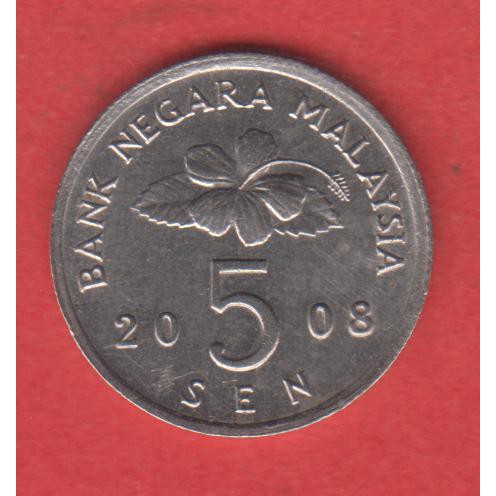 41.KOIN 5 SEN MALAYSIA TAHUN 2008