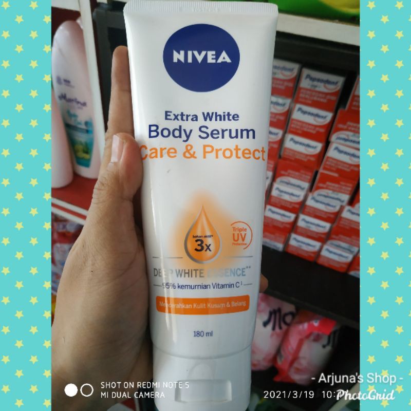 NIVEA Body Serum Care &amp; Protect 180ml