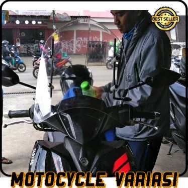 Visor windshield kaca tameng angin motor scoopy genio vario mio beat fino aerox vespa freego [COD]