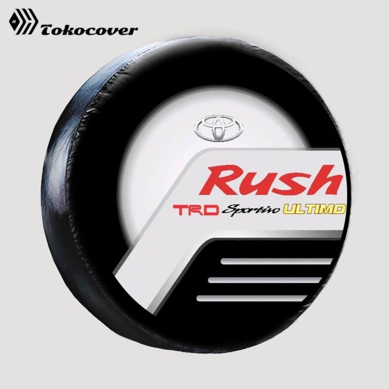 Cover ban rush / sarung ban serep rush toyota
