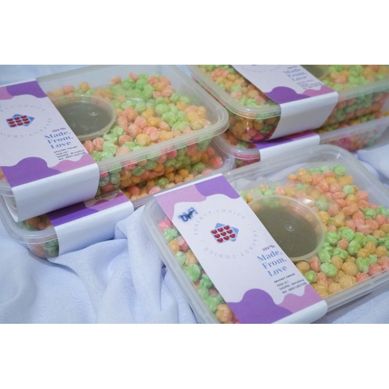 

snackuy nyamnyam box / nyam nyam rice crispy / snack box / camilan jajan