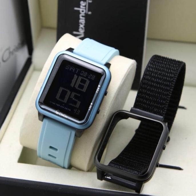 Alexandre Christie Wanita AC9344 AC 9344 Digital Free Tali Kanvas Star Seller Termurah