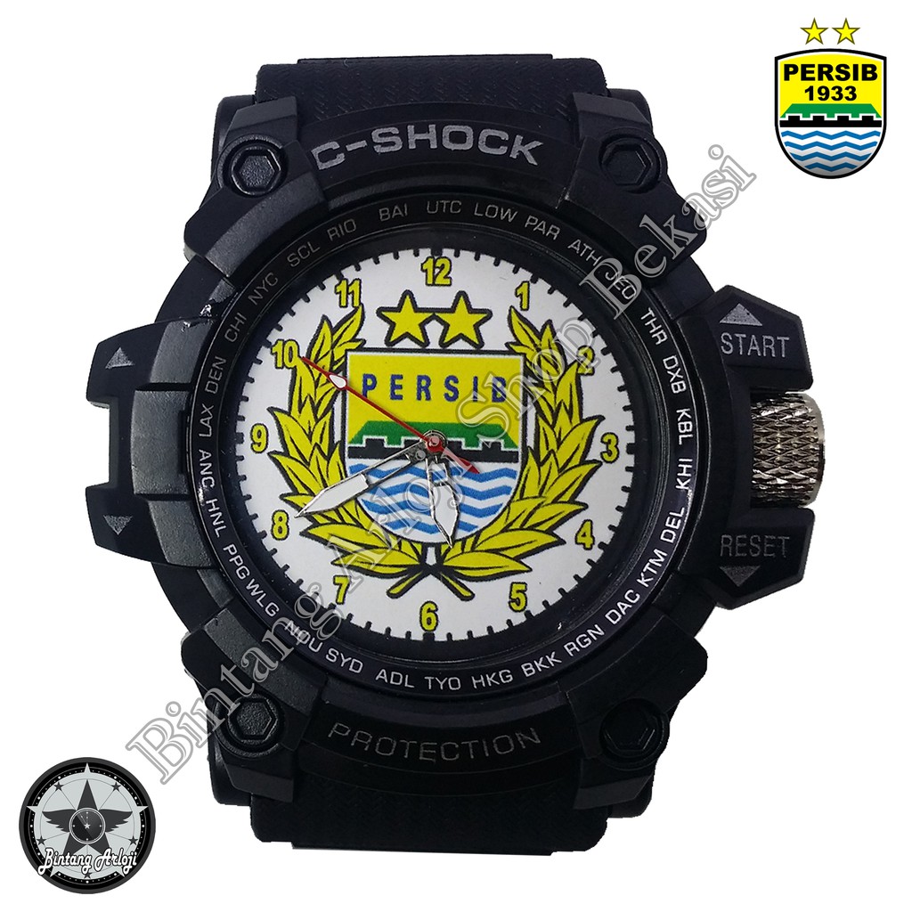 Jam Persib Outdoor Anti Air Motif #LogoPersibSayap (Putih)