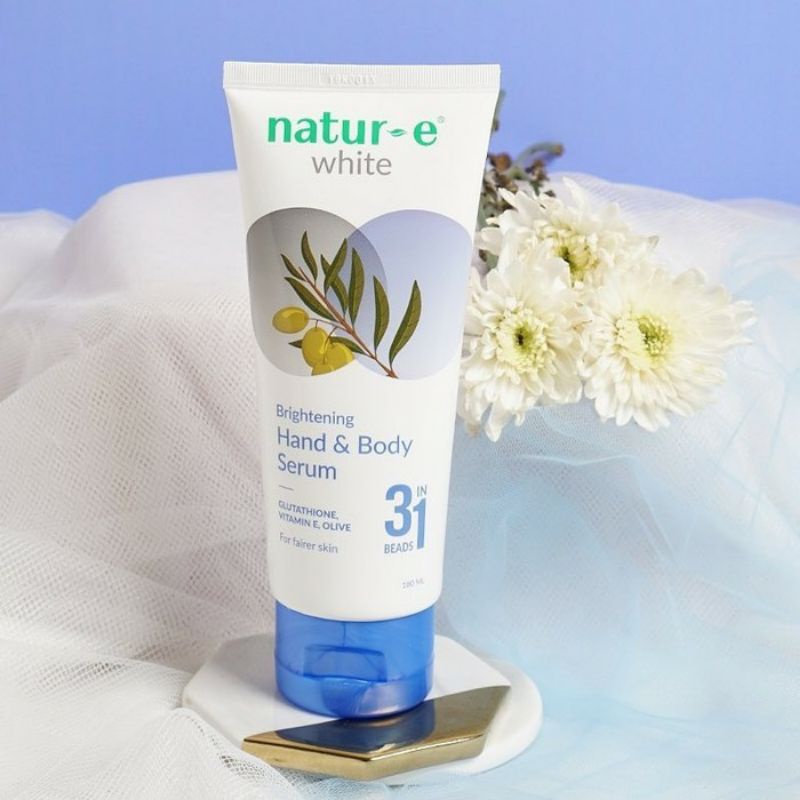 Natur-E White Brightening Hand &amp; Body Serum 180 mL