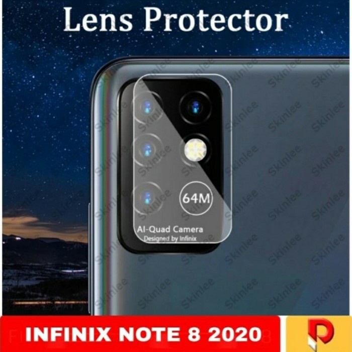 Tempered Glass Camera Infinix Note 8 Anti Gores Kamera - SC