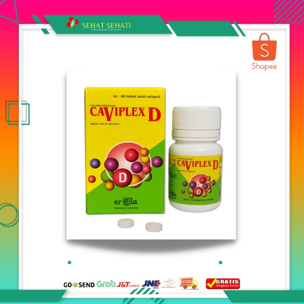 Caviplex D vitamin D3 1000 iu isi 60 tablet