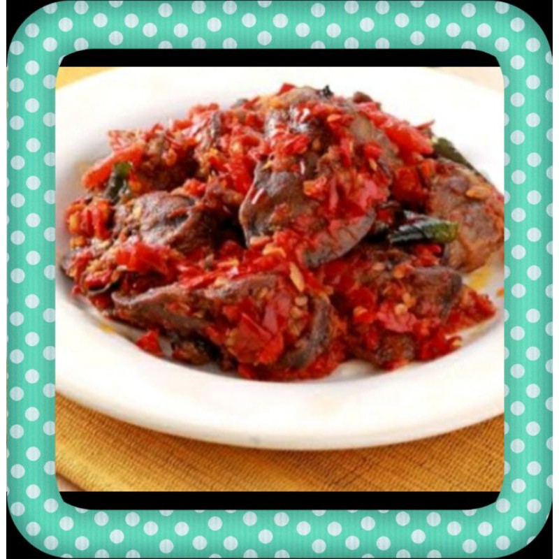 

hati ampela balado isi 10+ usus.