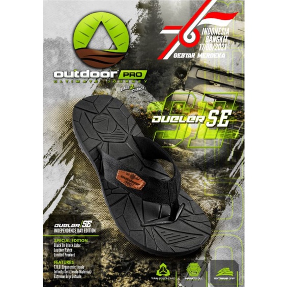 outdoor pro dueler se black sandal outdoor pro dueler se black sandal jepit outdoor pro dueler se black