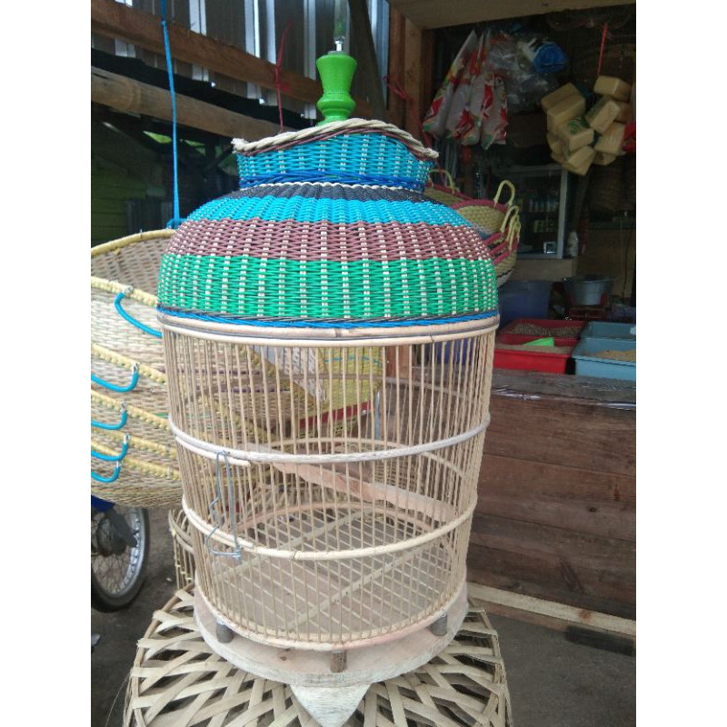 sangkar rotan perkutut