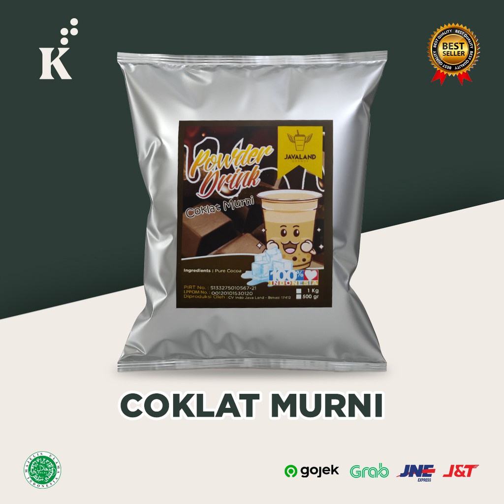 

PURE Chocolatte Cokelat Murni Cocoa Kiloan Kekinian Javaland Bubuk Minuman 1Kg Drink Serbuk Powder