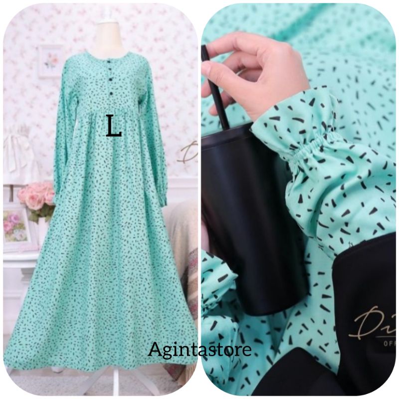 Flakes mint by Ditsy