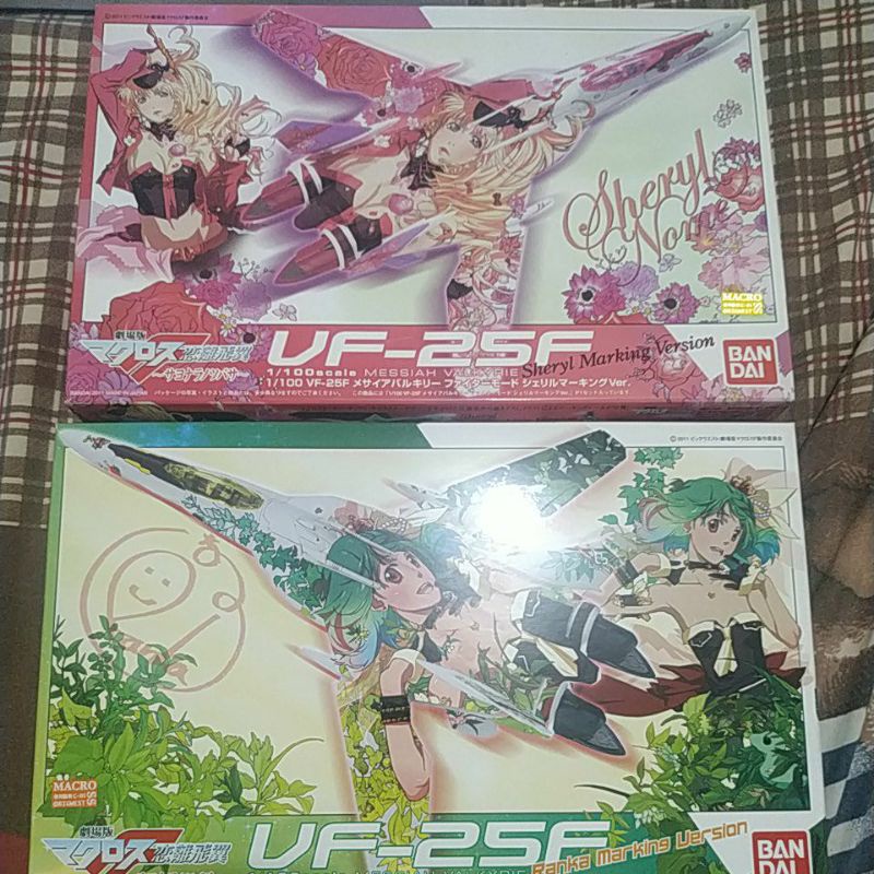 macross frontier vf-25f set 1/100 messiah valkyrie