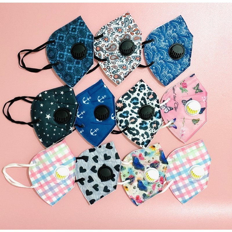 Masker KN95 Motif Filter Katup