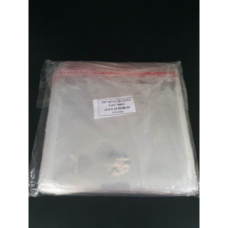 

Kantong Plastik Kue Roti Pao Pia Bening OPP Packaging 5pack x 100 lbr